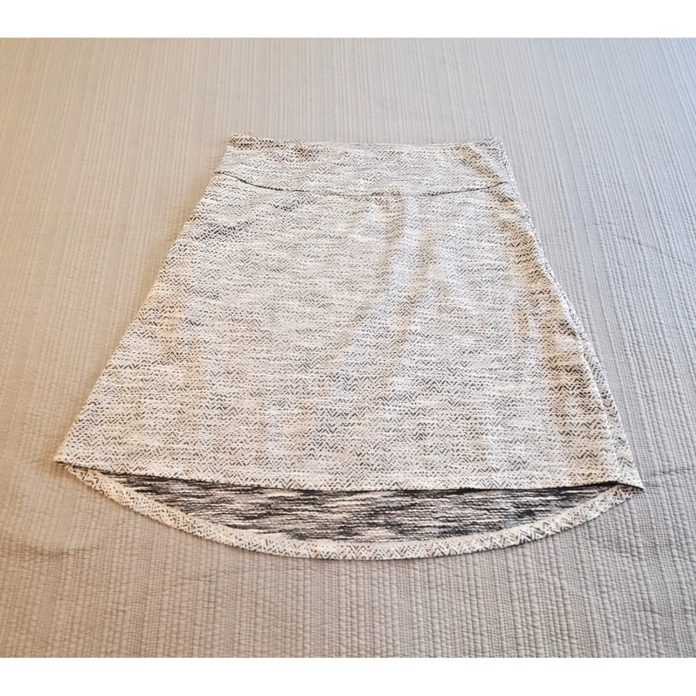 MPG Womens 2X Heather Grey Speckle Athleisure Sport Skirt Knee Length Pockets